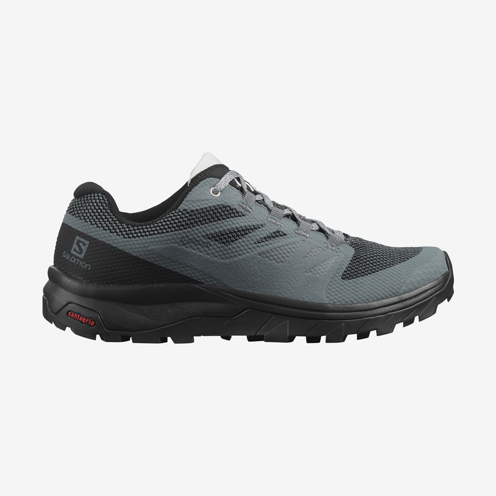 Buty Trekkingowe Damskie Salomon OUTLINE GORE-TEX - Czarne - Polska (740-UYSIAN)